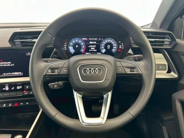 Ａ３ スポーツバック３０ＴＦＳＩ　認定中古車　コンビニエンスアシスタンスパッケージ　ナビパッケージ　ＬＥＤヘッドライト　シートヒーター　ナビ　フルセグＴＶ　バックカメラ　ミュージックプレイヤー接続（11枚目）