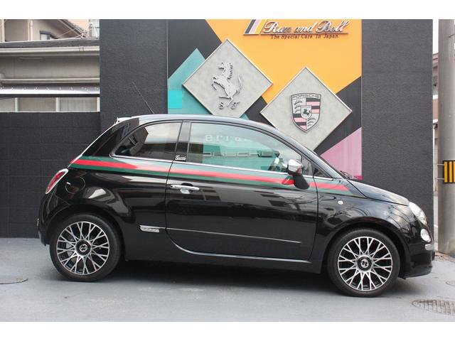 500 バイ グッチ ディーラー車 右ハンドル 4人乗り 限定モデル A/Tモード5速シーケンシャルミッション Dream Maker製ナビゲーション&TV FIAT純正ETC キセノンヘッドライト(5枚目)