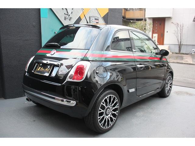 500 バイ グッチ ディーラー車 右ハンドル 4人乗り 限定モデル A/Tモード5速シーケンシャルミッション Dream Maker製ナビゲーション&TV FIAT純正ETC キセノンヘッドライト(9枚目)