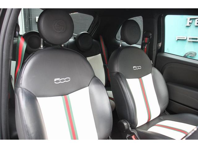 500 バイ グッチ ディーラー車 右ハンドル 4人乗り 限定モデル A/Tモード5速シーケンシャルミッション Dream Maker製ナビゲーション&TV FIAT純正ETC キセノンヘッドライト(14枚目)