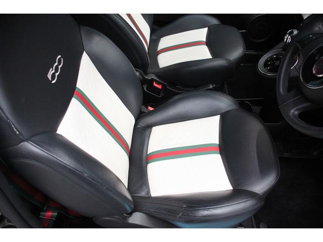 500 バイ グッチ ディーラー車 右ハンドル 4人乗り 限定モデル A/Tモード5速シーケンシャルミッション Dream Maker製ナビゲーション&TV FIAT純正ETC キセノンヘッドライト(15枚目)