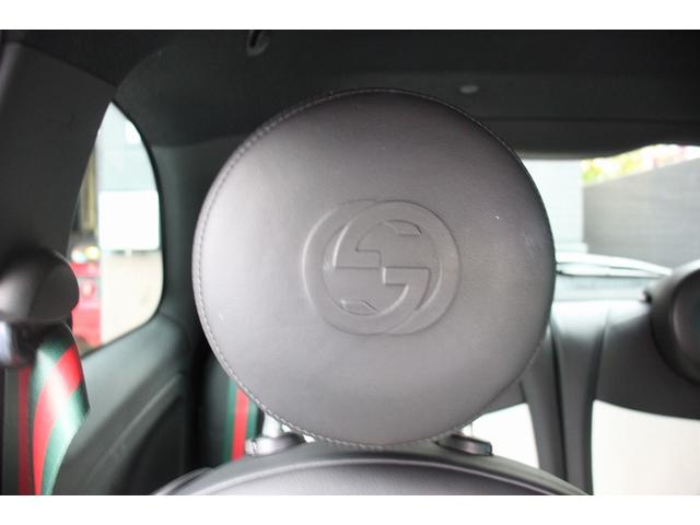 500 バイ グッチ ディーラー車 右ハンドル 4人乗り 限定モデル A/Tモード5速シーケンシャルミッション Dream Maker製ナビゲーション&TV FIAT純正ETC キセノンヘッドライト(16枚目)
