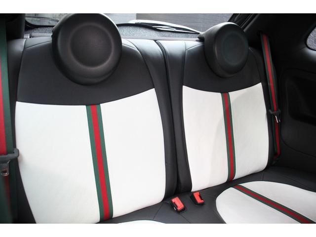 500 バイ グッチ ディーラー車 右ハンドル 4人乗り 限定モデル A/Tモード5速シーケンシャルミッション Dream Maker製ナビゲーション&TV FIAT純正ETC キセノンヘッドライト(17枚目)