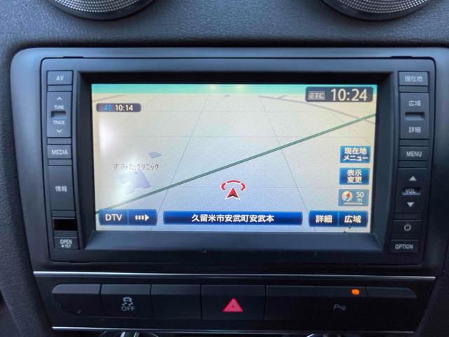 A3 スポーツバック1.4TFSI Sラインパック バックカメラ ナビ TV クリアランスソナー アルミホイール AT 盗難防止システム 記録簿 ABS ESC CD DVD再生 USB Bluetooth エアコン パワーステアリング(4枚目)