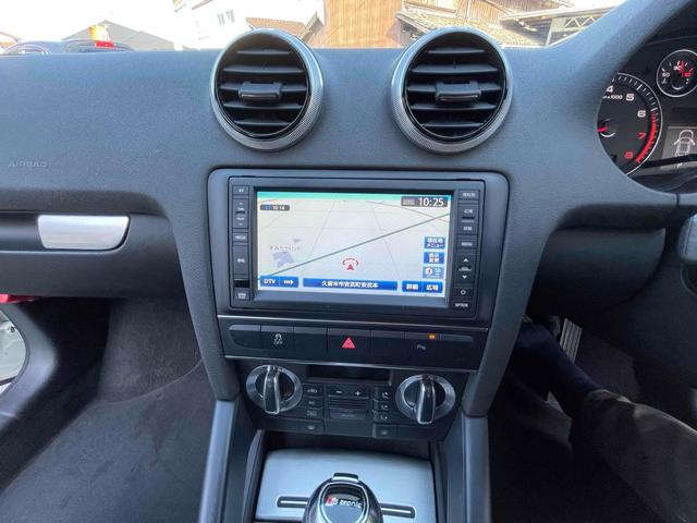 A3 スポーツバック1.4TFSI Sラインパック バックカメラ ナビ TV クリアランスソナー アルミホイール AT 盗難防止システム 記録簿 ABS ESC CD DVD再生 USB Bluetooth エアコン パワーステアリング(8枚目)