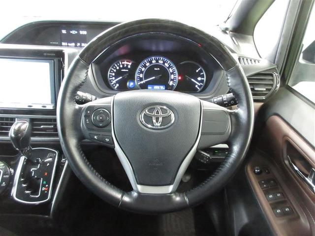 エスクァイア Gi フルセグ HDDナビ DVD再生 ミュージックプレイヤー接続可 後席モニター バックカメラ ETC 両側電動スライド LEDヘッドランプ ウオークスルー 乗車定員8人 3列シート ワンオーナー 記録簿(9枚目)