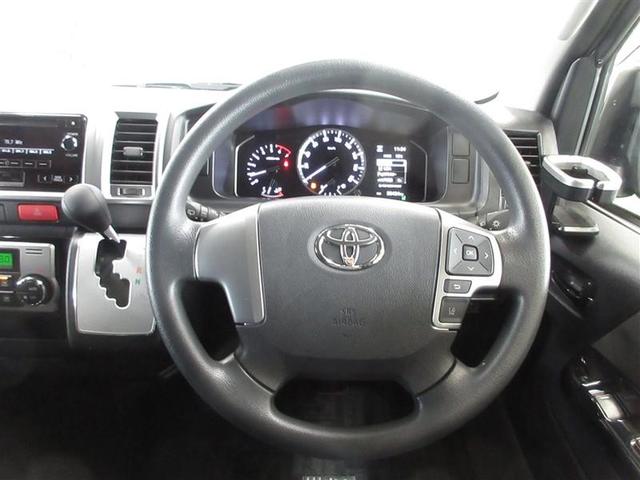 ハイエースワゴン GL ロング 4WD ミュージックプレイヤー接続可 バックカメラ 衝突被害軽減システム ETC 電動スライドドア LEDヘッドランプ 乗車定員10人 3列シート フルエアロ 記録簿(9枚目)