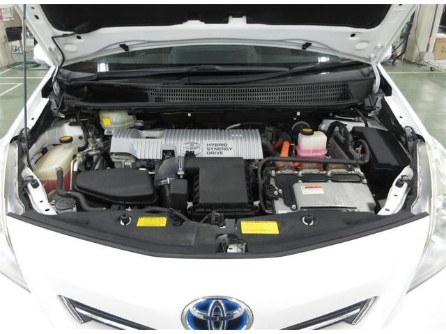 １．８アトキンソンサイクルの高効率エンジンにモーターをプラスした、トヨタ技術の粋を集めたハイブリッドシステム。