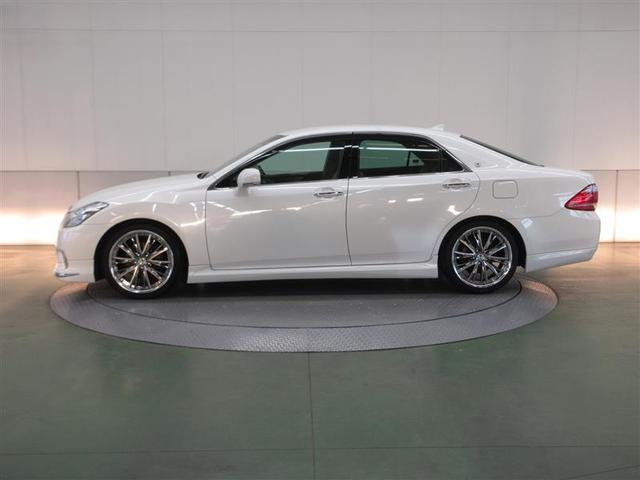 クラウン ロイヤルサルーン フルセグ HDDナビ DVD再生 ミュージックプレイヤー接続可 バックカメラ ETC HIDヘッドライト ワンオーナー フルエアロ 記録簿(4枚目)