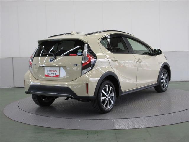 アクア クロスオーバー フルセグ メモリーナビ DVD再生 ミュージックプレイヤー接続可 バックカメラ 衝突被害軽減システム ETC ドラレコ LEDヘッドランプ 記録簿(6枚目)