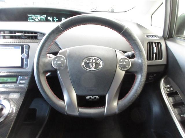 プリウス Ｓツーリングセレクション・Ｇ’ｓ　フルセグ　メモリーナビ　ＤＶＤ再生　ミュージックプレイヤー接続可　バックカメラ　ＥＴＣ　ＨＩＤヘッドライト　ワンオーナー　記録簿（9枚目）