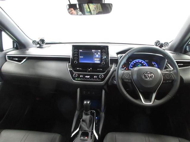 カローラクロス ハイブリッド Z ミュージックプレイヤー接続可 バックカメラ 衝突被害軽減システム ETC LEDヘッドランプ ワンオーナー フルエアロ 記録簿(8枚目)