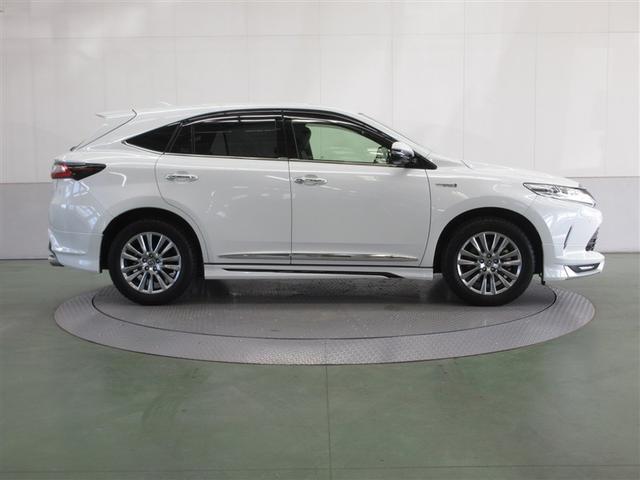 ハリアーハイブリッド プログレス　メタル　アンド　レザーパッケージ　４ＷＤ　革シート　フルセグ　メモリーナビ　ミュージックプレイヤー接続可　バックカメラ　衝突被害軽減システム　ＥＴＣ　ドラレコ　ＬＥＤヘッドランプ　ワンオーナー　フルエアロ　記録簿（5枚目）