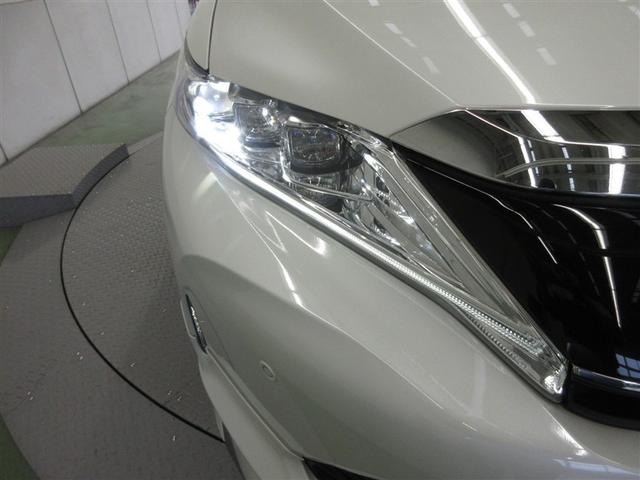 ハリアーハイブリッド プログレス　メタル　アンド　レザーパッケージ　４ＷＤ　革シート　フルセグ　メモリーナビ　ミュージックプレイヤー接続可　バックカメラ　衝突被害軽減システム　ＥＴＣ　ドラレコ　ＬＥＤヘッドランプ　ワンオーナー　フルエアロ　記録簿（7枚目）