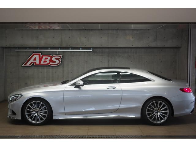 Ｓ５５０　クーペ　ＡＭＧライン　レザーエクスクルーシブ　スワロフスキークリスタル　ＡＭＧライン　パノラマルーフ　ナビ　全方位カメラ　パワートランク　ＡＭＧ２０インチアルミ　ブラックレザー　ベンチレーションシート(5枚目)