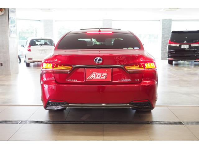 LS LS500h Fスポーツ AWD ムーンルーフ HUD ナビ パノラミックビューモニター ドライブレコーダー デジタルインナーミラー ETC2.0 LEDヘッドライト パドルシフト ハンズフリーパワートランク 整備記録簿(10枚目)