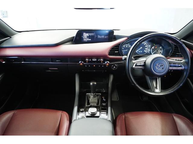 MAZDA3ファストバック 20Sバーガンディ セレクション ユーザー買取車 ナビ 全方位カメラ ETC DVD/地デジ 前後ドラレコ LEDヘッドランプ クリアランスソナー ステアリングヒーター シートヒーター スマートキー(21枚目)