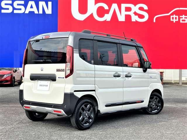 スペーシアギア ハイブリッドＸＺターボ　４ＷＤ　全方位モニター　スマ－トキ－　メモリーナビ・ＴＶ　ＬＥＤ　禁煙　４ＷＤ　全方位モニター　アイドリングストップ　アルミホイール　レ－ダ－クルーズコントロ－ル　スマ－トキ－　デュアルセンサーブレーキ　シ－トヒ－タ－　パドルシフト（2枚目）