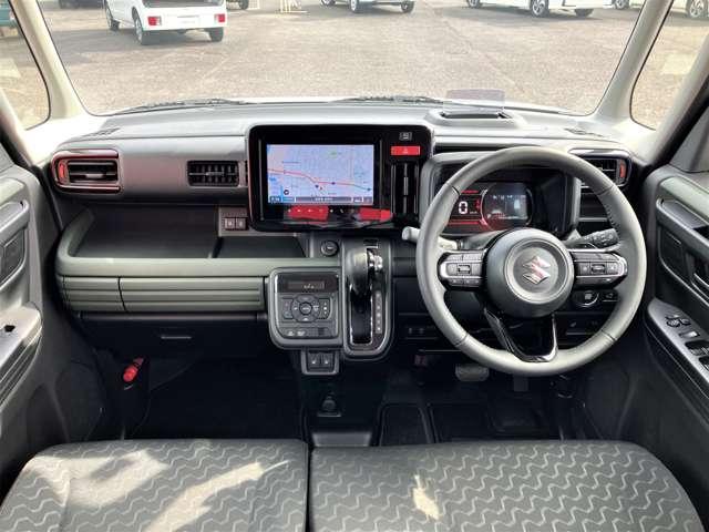 スペーシアギア ハイブリッドＸＺターボ　４ＷＤ　全方位モニター　スマ－トキ－　メモリーナビ・ＴＶ　ＬＥＤ　禁煙　４ＷＤ　全方位モニター　アイドリングストップ　アルミホイール　レ－ダ－クルーズコントロ－ル　スマ－トキ－　デュアルセンサーブレーキ　シ－トヒ－タ－　パドルシフト（3枚目）