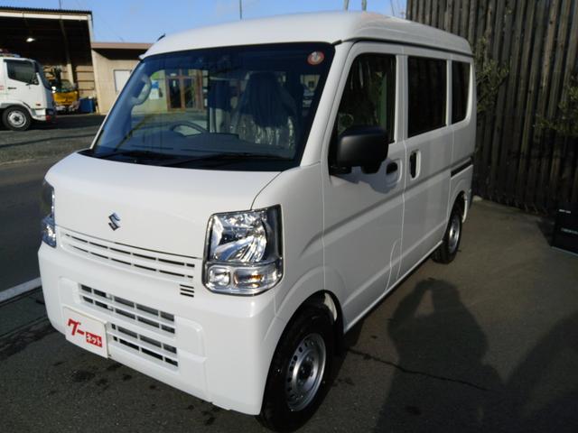 エブリイ PAリミテッド 4WD(パートタイム・2WD・AUTO・LOCKモード切替式)CVT デュアルカメラブレーキサポート安全装置装着 車線逸脱警報 後方障害物ソナーセンサー オートライト&ハイビーム 届け出済み未使用車(2枚目)