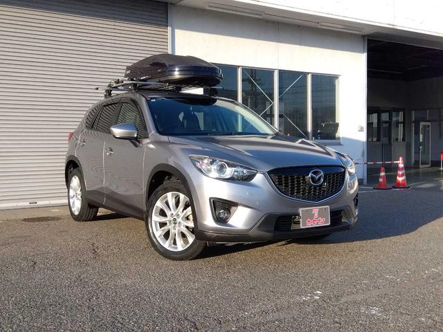 ＣＸ－５ ＸＤ　社外ナビ　フルセグＴＶ　ＣＤ・ＤＶＤ　ラジオ　Ｂｌｕｅｔｏｏｔｈ　バックカメラ・フロントカメラ・サイドカメラ　ＥＴＣ　シートヒーター　パワーシート　衝突軽減ブレーキ　ルーフＢＯＸ　純正ＢＯＳＥスピーカ（3枚目）