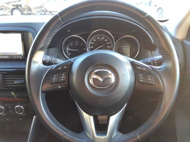 ＣＸ－５ ＸＤ　社外ナビ　フルセグＴＶ　ＣＤ・ＤＶＤ　ラジオ　Ｂｌｕｅｔｏｏｔｈ　バックカメラ・フロントカメラ・サイドカメラ　ＥＴＣ　シートヒーター　パワーシート　衝突軽減ブレーキ　ルーフＢＯＸ　純正ＢＯＳＥスピーカ（22枚目）