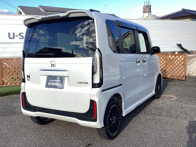 Ｎ－ＢＯＸカスタム ターボコーディネートスタイル　４ＷＤ　フルセグナビ／ブルートゥース／ホンダコネクト　シートヒーター（前席）パドルシフト　ホンダセンシング　ＬＥＤヘッドライト（7枚目）