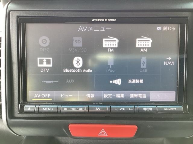 N-BOXカスタム G・Lパッケージ 社外フルセグナビ/ブルートゥース HIDヘッドライト 片側パワースライド AW純正(8枚目)