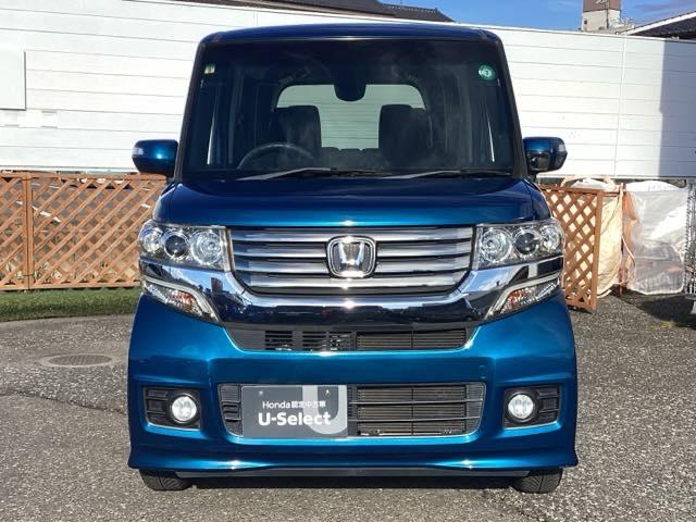 N-BOX+カスタム G・Lパッケージ 4WD 社外フルセグナビ/ブルートゥース HIDヘッド 両側パワースライド(3枚目)
