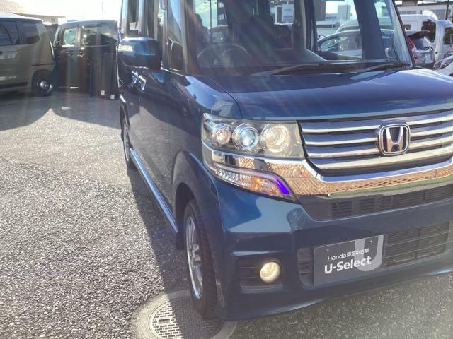 N-BOX+カスタム G・Lパッケージ 4WD 社外フルセグナビ/ブルートゥース HIDヘッド 両側パワースライド(33枚目)