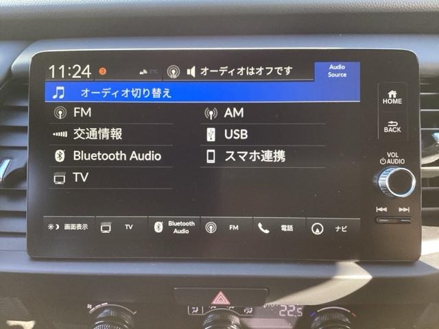 フィット ｅ：ＨＥＶホームブラックスタイル　フルセグナビ／ブルートゥース／ホンダコネクト　　　　　　　　　　　　　　　　　　ドラレコ（前後）　ホンダセンシング　ＬＥＤヘッド　純正ＡＷ（8枚目）