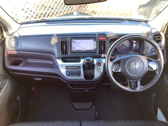 Ｎ－ＷＧＮカスタム Ｇ　ワンセグナビ／ブルートゥース　ＨＩＤヘッドライト　純正ＡＷ（14枚目）