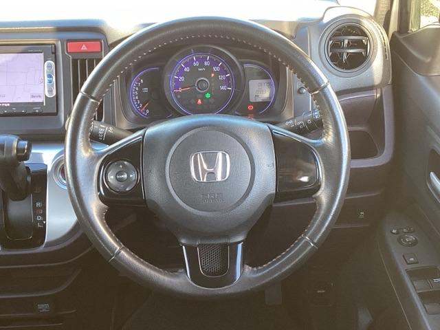 Ｎ－ＷＧＮカスタム Ｇ　ワンセグナビ／ブルートゥース　ＨＩＤヘッドライト　純正ＡＷ（15枚目）