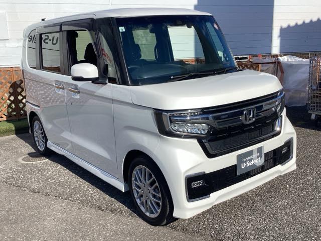 Ｎ－ＢＯＸカスタム Ｌターボ　フルセグナビ／ブルートゥース　　　　　　　　　　　　　　　　　　　　　　　　　　ドラレコ（前後）　シートヒーター　パドルシフト　ホンダセンシング　ＬＥＤヘッド（4枚目）