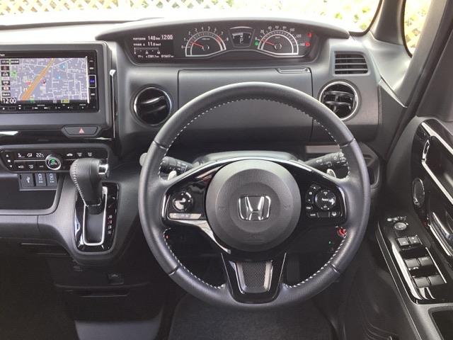 Ｎ－ＢＯＸカスタム Ｌターボ　フルセグナビ／ブルートゥース　　　　　　　　　　　　　　　　　　　　　　　　　　ドラレコ（前後）　シートヒーター　パドルシフト　ホンダセンシング　ＬＥＤヘッド（15枚目）