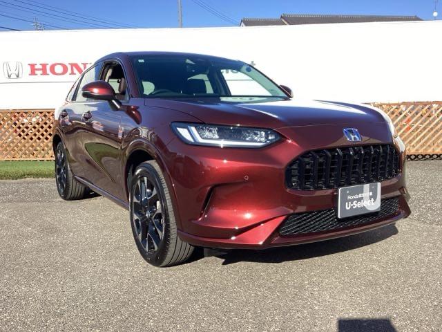 ＺＲ－Ｖ ｅ：ＨＥＶＺ　フルセグナビ／ブルートゥース／ホンダコネクト　　　　　　　　　　　　　　　　　　ドラレコ（前後）　シートヒーター（前席、後席左右）　全周囲カメラ（フロント／サイド／リア）　ホンダセンシング（4枚目）