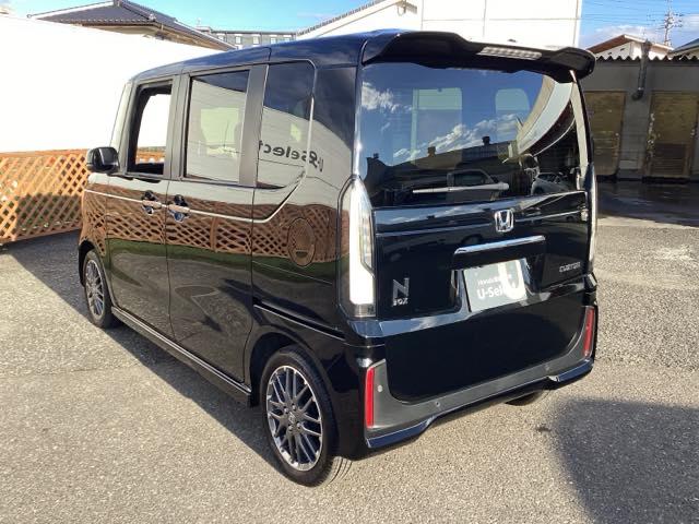 Ｎ－ＢＯＸカスタム ターボ　フルセグナビ／ブルートゥース／ホンダコネクト　　　　　　　　　　　　　　　　　　ドラレコ（前後）　シートヒーター（前席）　パドルシフト　ホンダセンシング　ＬＥＤヘッド（5枚目）