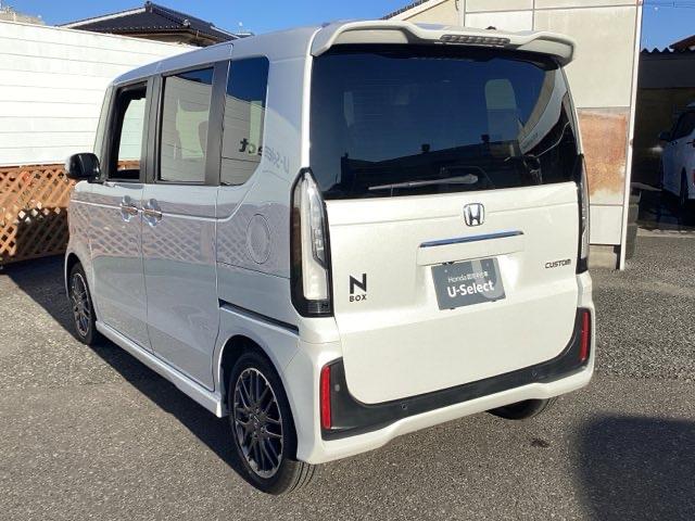 N-BOXカスタム ターボ フルセグナビ/ブルートゥース/ホンダコネクト ドラレコ(前後) シートヒーター(前席) パドルシフト ホンダセンシング LEDヘッド(5枚目)