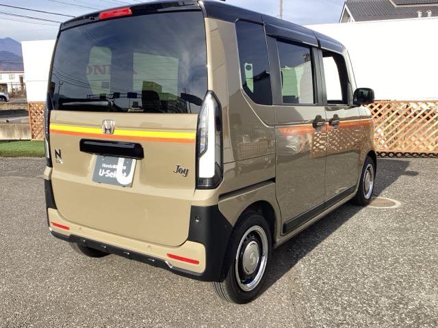 Ｎ－ＢＯＸジョイ ターボ　フルセグナビ／ブルートゥース／ホンダコネクト　　　　　　　　　　　　　　　　　　ドラレコ（前後）　全周囲カメラ（フロント／サイド／リア）　シートヒーター（前席）　ホンダセンシング　ＬＥＤヘッド（7枚目）