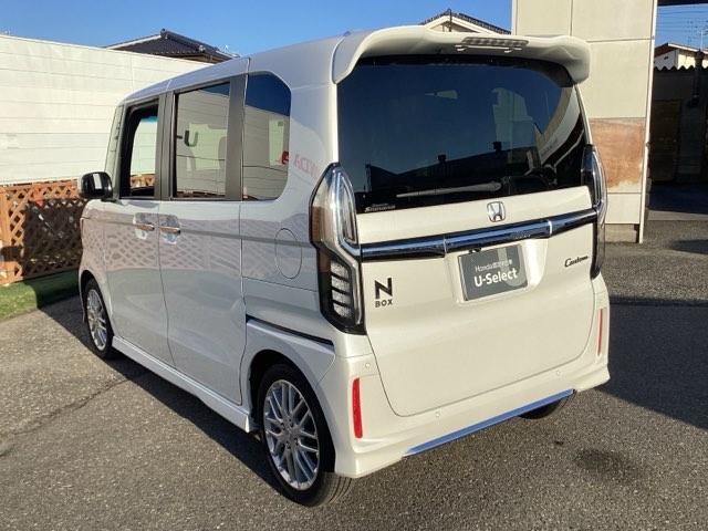 N-BOXカスタム EXターボ フルセグナビ/ブルートゥース 助手席スーパースライド ドラレコ(前) シートヒーター(前席) ホンダセンシング LEDヘッド(5枚目)