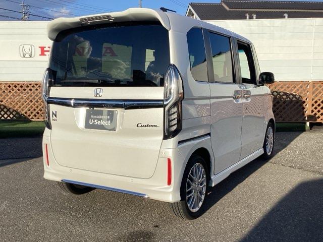 N-BOXカスタム EXターボ フルセグナビ/ブルートゥース 助手席スーパースライド ドラレコ(前) シートヒーター(前席) ホンダセンシング LEDヘッド(7枚目)