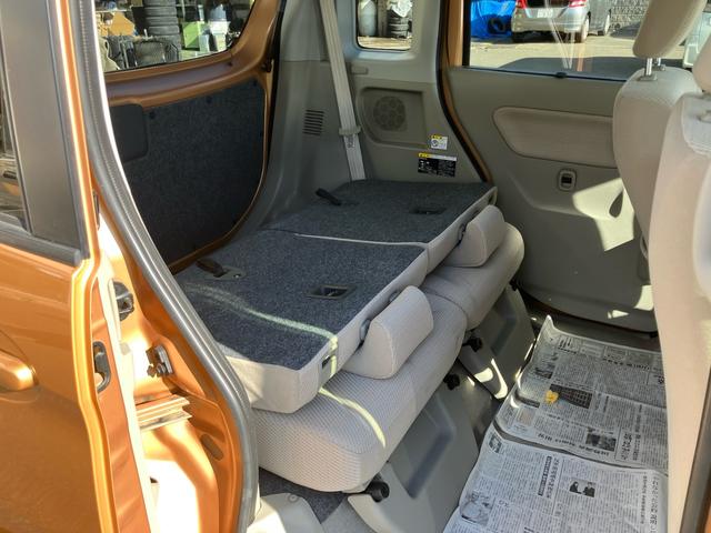 スペーシア X 左後席パワースライドドア プッシュスタート アイドリングストップ オートエアコン CDチューナー HDMI USB ベンチシート 記録簿 電動格納ドアミラー(21枚目)