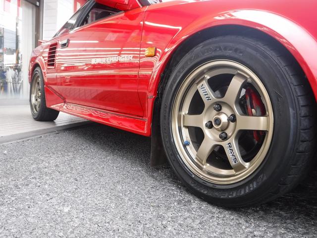 ＭＲ２ Ｇ　スーパーチャージャー☆ワンオーナー☆　禁煙車☆実走行車☆レイズＴＥ３７アルミ☆ＴＲＤダウンサス☆ケーニッヒフルバケシートＸ２☆イタルボランテステアリング☆ＦＧＫマフラー☆フロントタワーバー☆スーパーチャージャー☆純正５速ＭＴ☆（35枚目）
