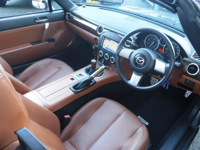 ロードスター ＲＳ☆ワンオーナー☆ミツビシナビ☆ＢＯＳＥサウンド☆　ＥＴＣ☆本革シート☆シートヒーター☆ＨＩＤ☆ＡＶＳ１７ＡＷ☆クスコ車高調☆ＨＫＳマフラー☆ガレージベリーＦスポイラー☆カーボンインテークシステム☆Ｒスポ☆アイライン☆フォグランプ☆キーレス☆禁煙車☆（55枚目）