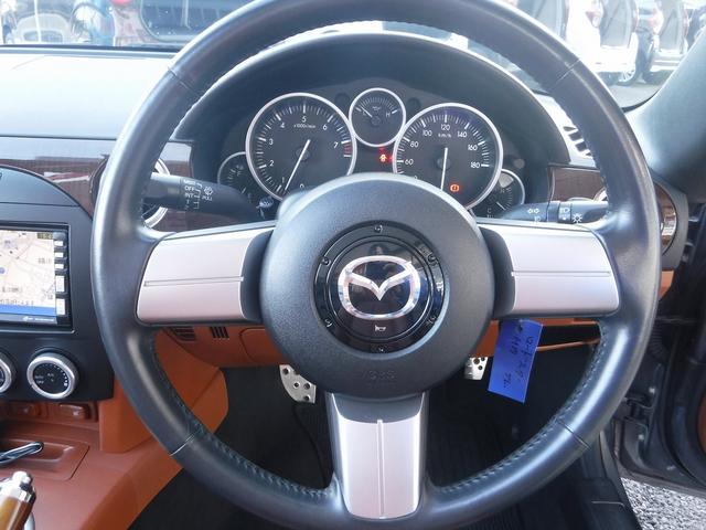 ロードスター ＲＳ☆ワンオーナー☆ミツビシナビ☆ＢＯＳＥサウンド☆　ＥＴＣ☆本革シート☆シートヒーター☆ＨＩＤ☆ＡＶＳ１７ＡＷ☆クスコ車高調☆ＨＫＳマフラー☆ガレージベリーＦスポイラー☆カーボンインテークシステム☆Ｒスポ☆アイライン☆フォグランプ☆キーレス☆禁煙車☆（66枚目）