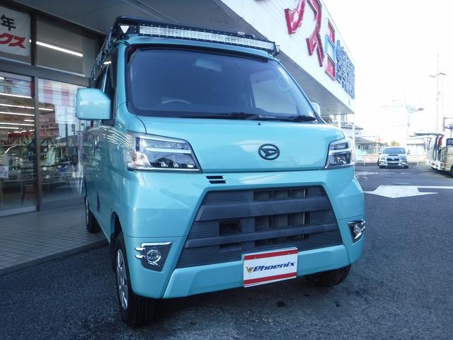 ハイゼットカーゴ クルーズターボ☆４ＷＤ☆ディスプレイオーディオ☆Ｂカメラ☆　ＥＴＣ☆ドラレコ☆リフトアップ☆ＬＥＤヘッドライト☆ＬＥＤフォグ☆ルーフラック☆リアラダー☆ルーフＬＥＤライトバー☆荷台ラック☆リアヒーター☆メッキドアハンドルガーニッシュ☆禁煙車★試乗予約承り中★（34枚目）