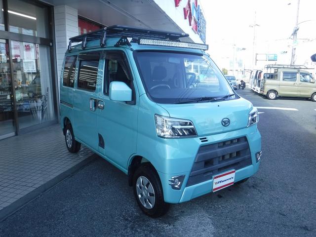 ハイゼットカーゴ クルーズターボ☆４ＷＤ☆ディスプレイオーディオ☆Ｂカメラ☆　ＥＴＣ☆ドラレコ☆リフトアップ☆ＬＥＤヘッドライト☆ＬＥＤフォグ☆ルーフラック☆リアラダー☆ルーフＬＥＤライトバー☆荷台ラック☆リアヒーター☆メッキドアハンドルガーニッシュ☆禁煙車★試乗予約承り中★（44枚目）