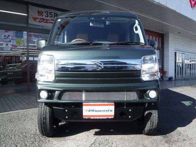 エブリイ ジョイン☆４ＷＤ☆ケンウッド９型ナビＴＶ☆Ｂカメラ☆ＥＴＣ☆　ドラレコ☆ＵＳＢ電源☆リフトアップ☆ファイナルビーストショートバンパー☆スキッドプレート☆ビンテージ調シートカバー☆ＬＥＤテール☆サイドバー☆ウッドコンビハン☆デュアルカメラブレーキサポート☆禁煙車☆（31枚目）