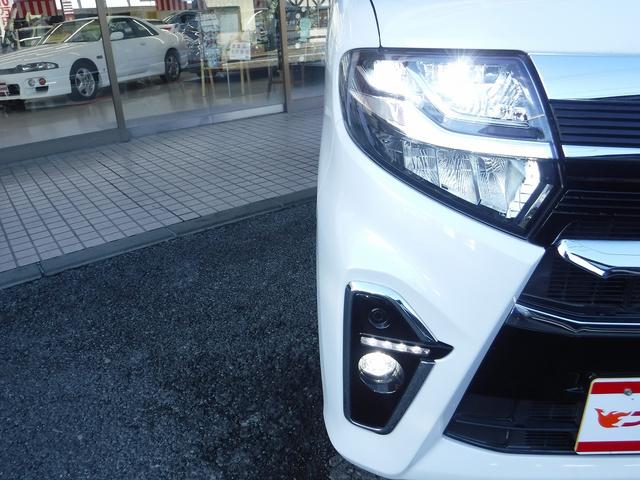 タント カスタムXスタイルセレクション☆ストラーダナビフルセグTV☆ パノラマモニター☆両側パワスラ☆ハーフレザーシート☆前席シートヒーター☆USB電源☆LEDヘッドライト☆LEDフォグ☆コーナーセンサー☆スマートアシスト☆アイドリングストップ☆禁煙車★試乗予約承り中(34枚目)