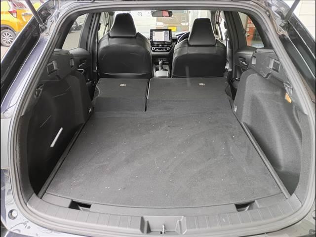 カローラツーリング ハイブリッドダブルバイビー純正９型ディスプレイオーディオナビ　フルセグＴＶ☆Ｂモニター☆ビルトインＥＴＣ２．０☆ドラレコ☆ハーフレザーシート☆ＵＳＢ電源☆ＬＥＤヘッドライト☆クリアランスソナー☆セーフティセンス☆ＡＣＣ☆ＢＳＭ☆禁煙車★試乗予約承り中★（12枚目）